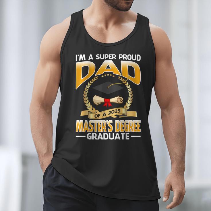 I'm A Super Proud Dad Of A 2025 Master's Degree Graduate Men Tank Top