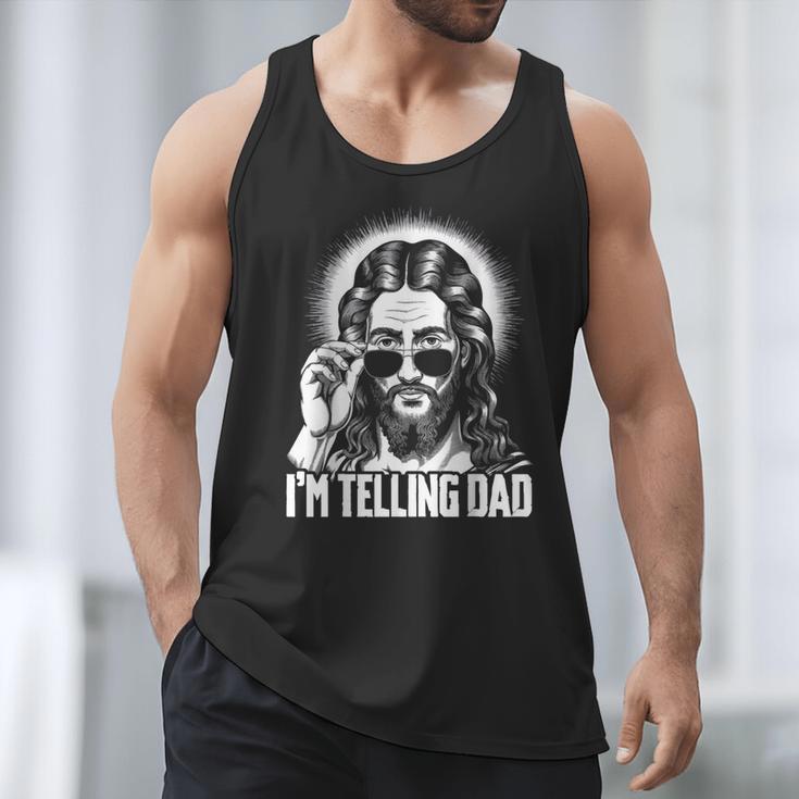 I'm Telling Dad Jesus Men Tank Top