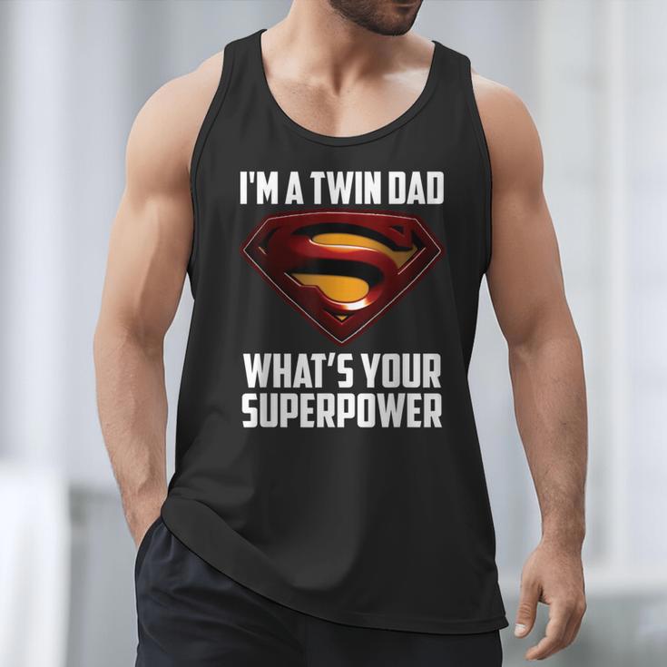 I'm A Twin DAD-What's Your Superpower Men Tank Top