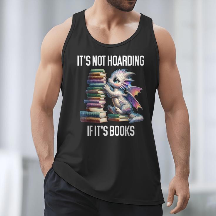 It's Not Hoarding If It's Books ShirtDragon Reading Book Men Tank Top