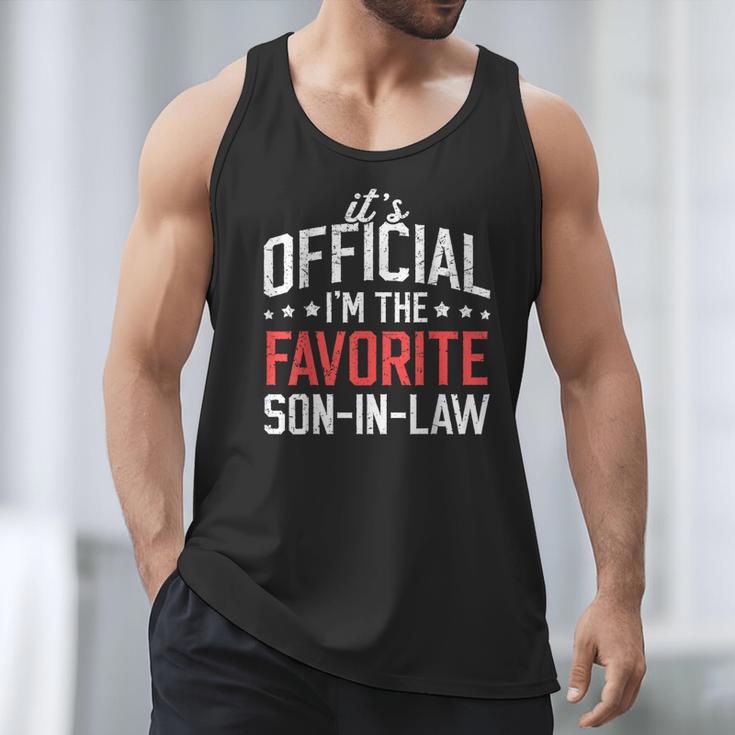 It's Official I'm The Favorite Son-In-Law Dad Father Men Tank Top