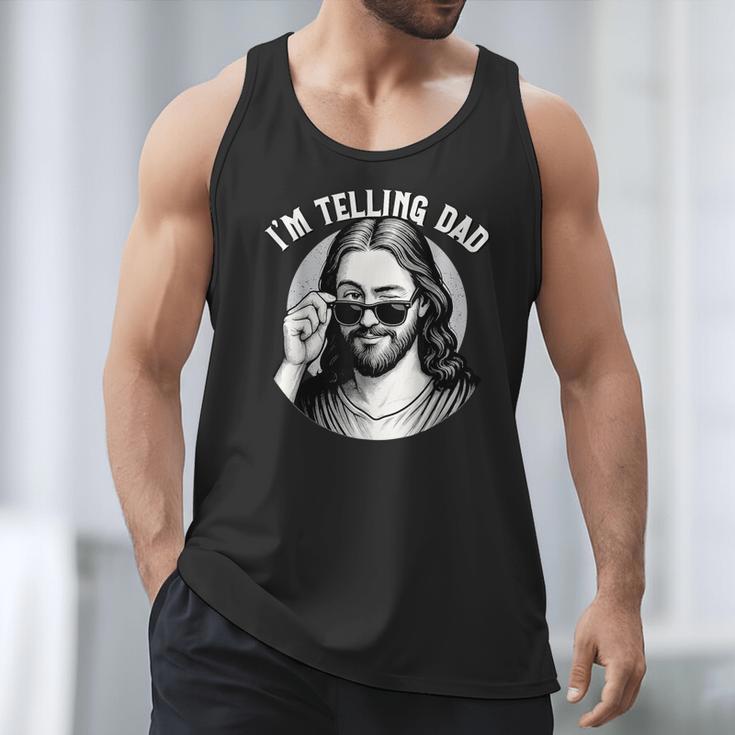 Jesus I'm Telling Dad Jesus Meme Christian & Jesus Men Tank Top