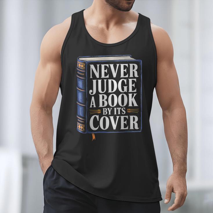 Never Judge a Book By Its Cover Men Tank Top