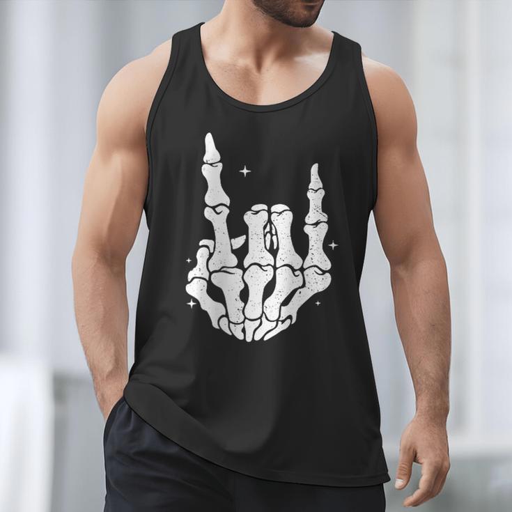 Just A Dad Who Always Came Back 2 Sided Skeleton Men Tank Top