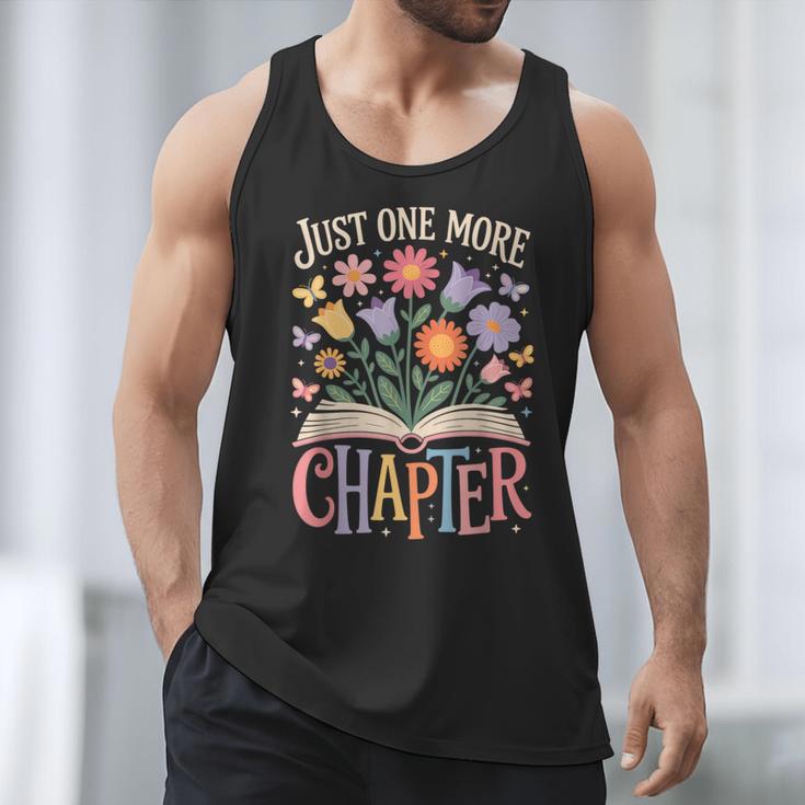 Just One More Chapter Reading Book Lover Men Tank Top
