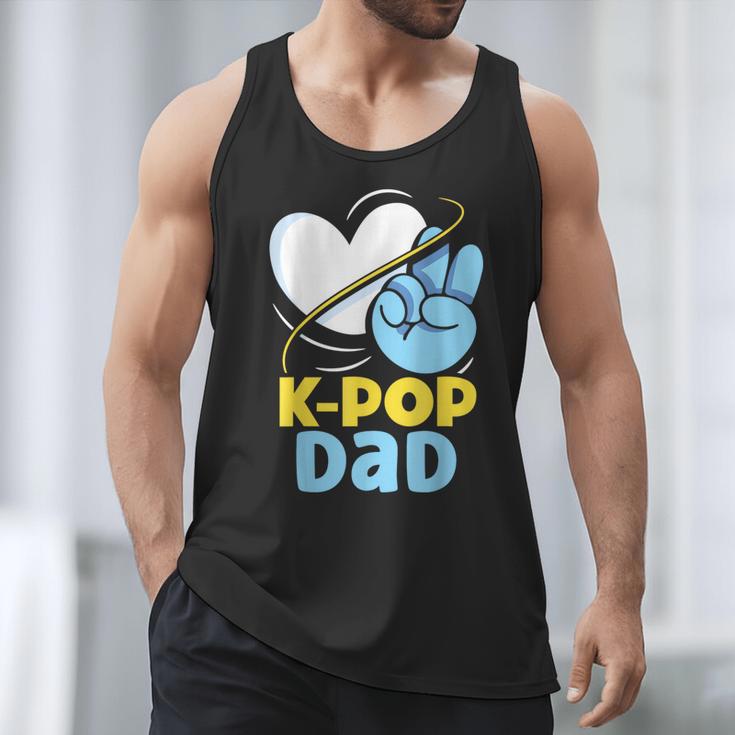 K-POP Dad Korean Lover K-Pop Music Cute Father Daddy Papa Men Tank Top