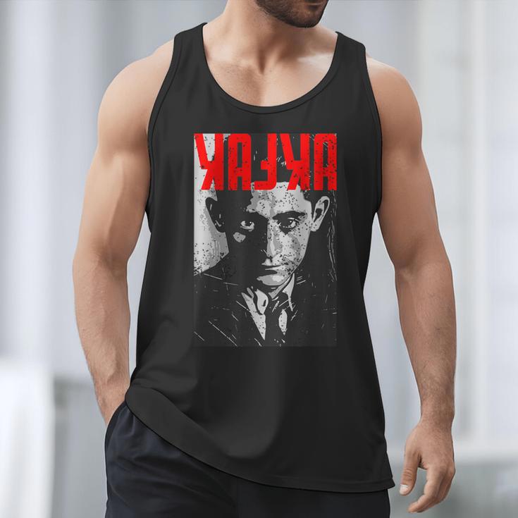 Kafka Franz Portrait Books And Literature Men Tank Top Kafka Franz Portrait Books And Literature Men Tank Top