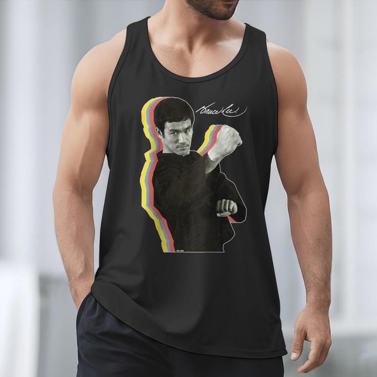 Kids Bruce Lee Photo From Fighting Method Book Kids Men Tank Top