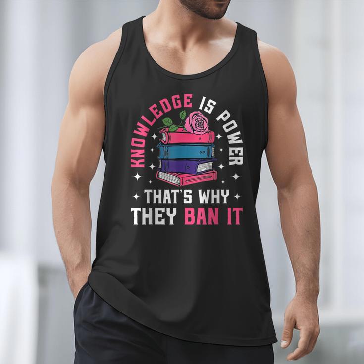 Knowledge Is Power Book Club Librarian Read Banned Books Men Tank Top Knowledge Is Power Book Club Librarian Read Banned Books Men Tank Top