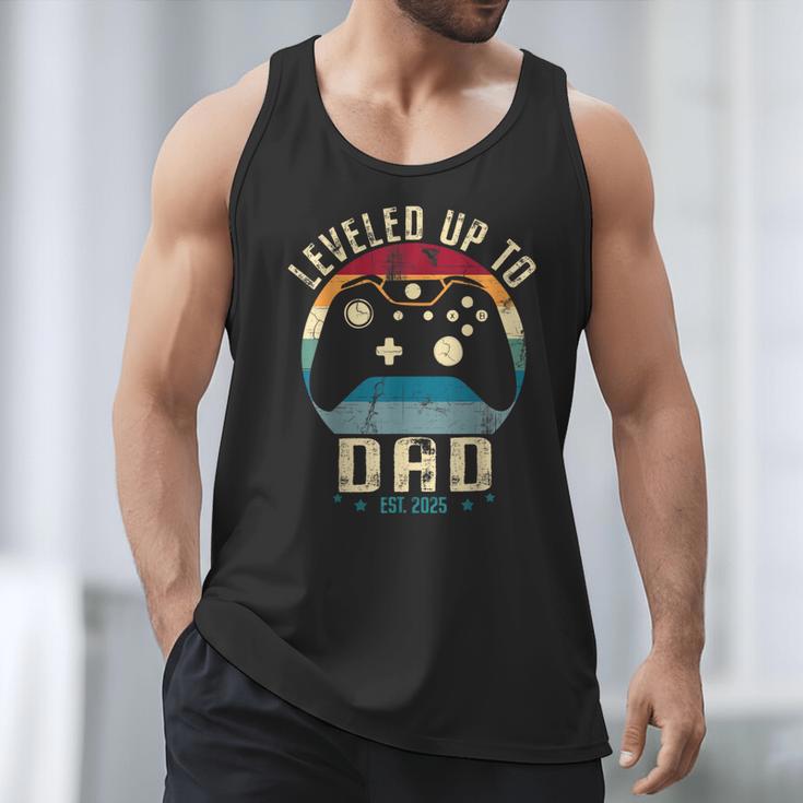 I Leveled Up To Dad 2025 Promoted To Daddy Soon To Be Father Men Tank Top