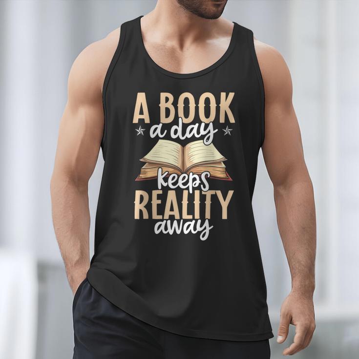 Librarian A Book A Day For Book Lover Reading Library Men Tank Top Librarian A Book A Day For Book Lover Reading Library Men Tank Top