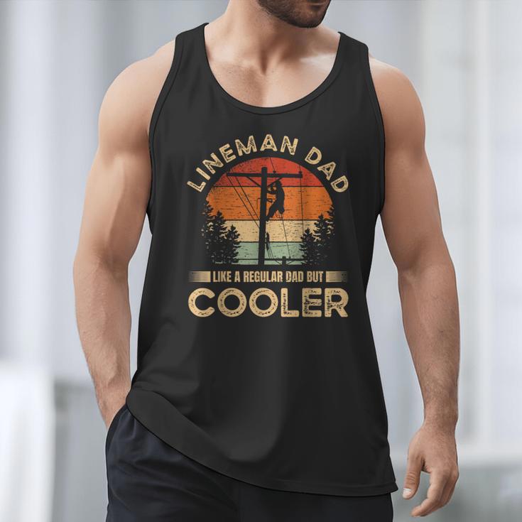 Lineman Dad Like A Regular Dad But Cooler Lineman Men Tank Top Lineman Dad Like A Regular Dad But Cooler Lineman Men Tank Top