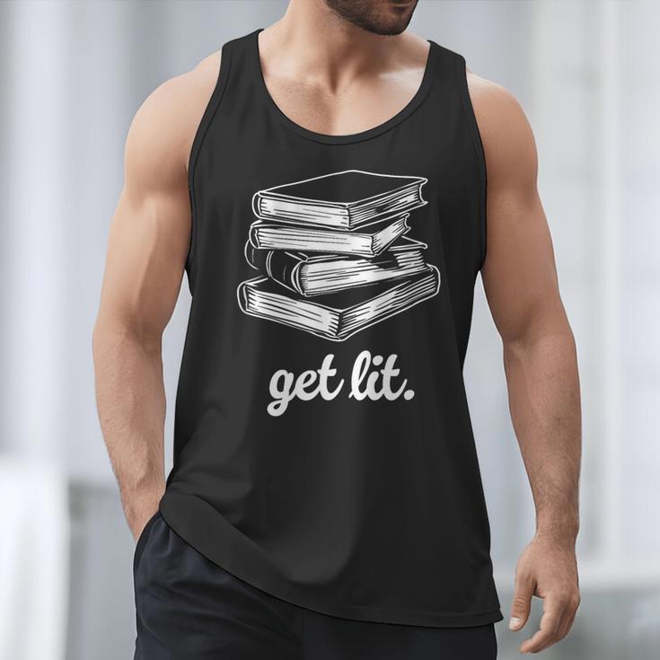 Get Lit Books Men Tank Top