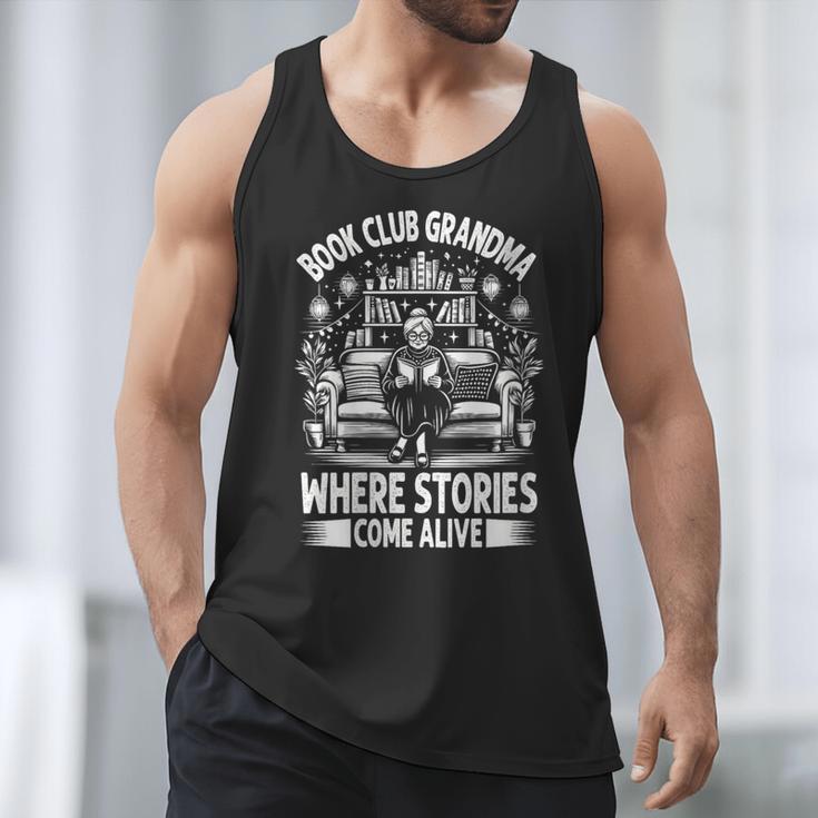 Literary Grandma Reading Club Book Lover Story Enthusiast Men Tank Top Literary Grandma Reading Club Book Lover Story Enthusiast Men Tank Top