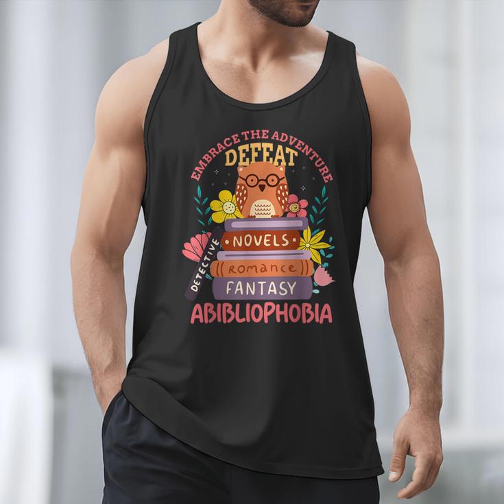 Literature Abibliophobia Book Reader Men Tank Top