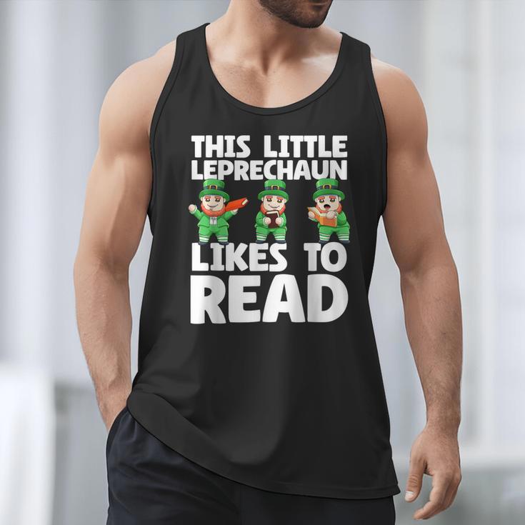 This Little Leprechaun Likes To Read St Patrick's Day Book Men Tank Top
