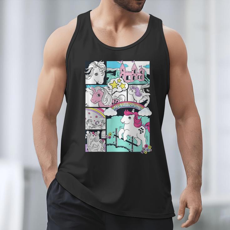 My Little Pony Classic Vintage Rainbow Castle Comic Book Men Tank Top