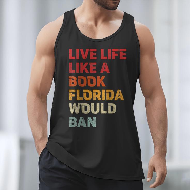 Live Life Like A Book Florida Would Ban Vintage Pride Month Men Tank Top Live Life Like A Book Florida Would Ban Vintage Pride Month Men Tank Top