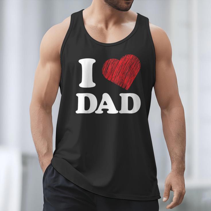 I Love Dad Men Tank Top