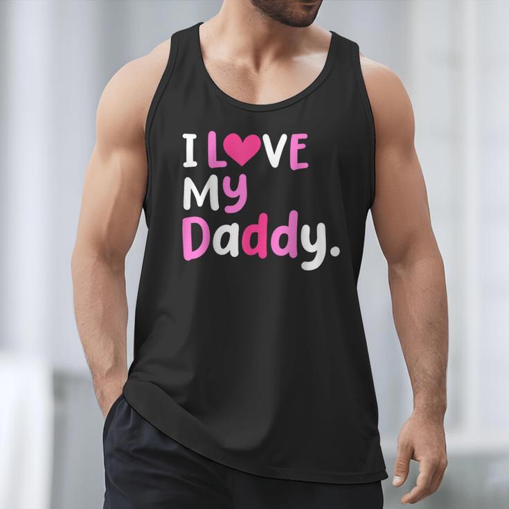 I Love My Daddy Best Dad Ever Father's Day Cool Kids Men Tank Top