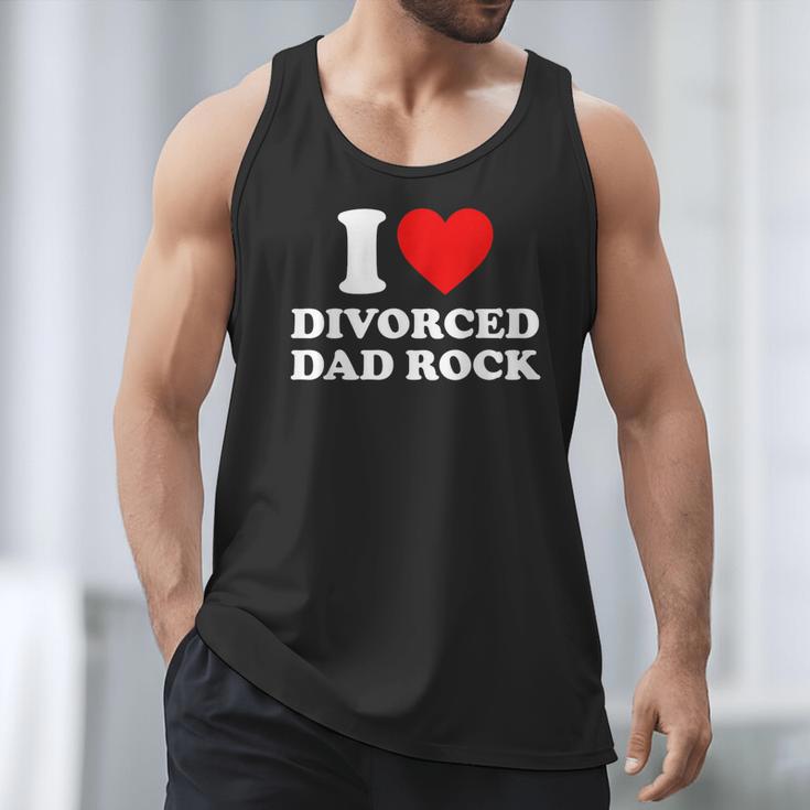 I Love Divorced Dad Rock Joke Men Tank Top