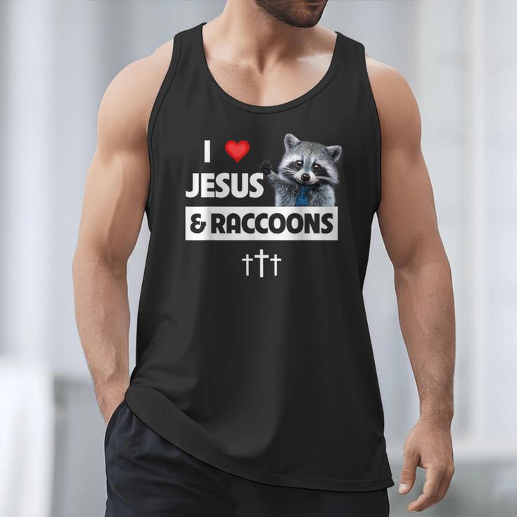 I Love Jesus And Raccoons Mom Dad Christian Love Jesus Bible Men Tank Top I Love Jesus And Raccoons Mom Dad Christian Love Jesus Bible Men Tank Top