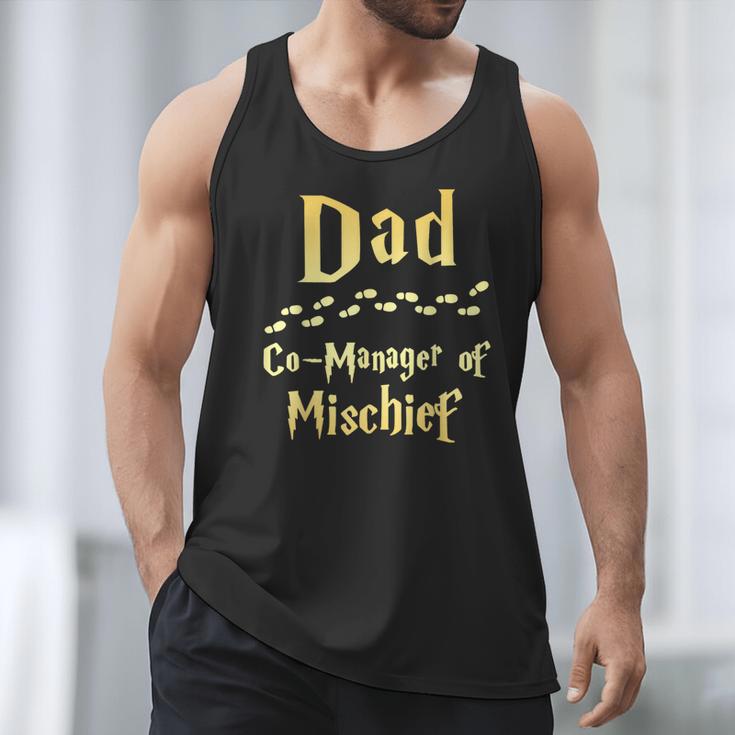 Magical Dad Manager Of Mischief Birthday Family Matching Men Tank Top