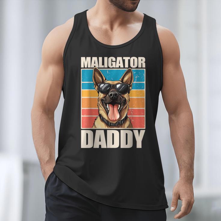 Malinois Dad Maligator Daddy Belgian Malinois Men Tank Top