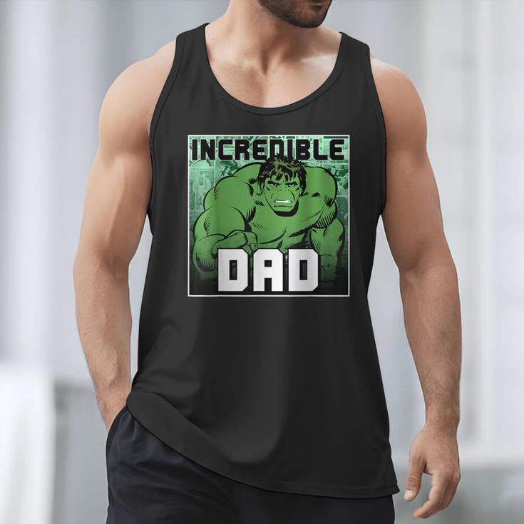 Marvel Comics Avengers Father's Day Hulk Incredible Dad Men Tank Top
