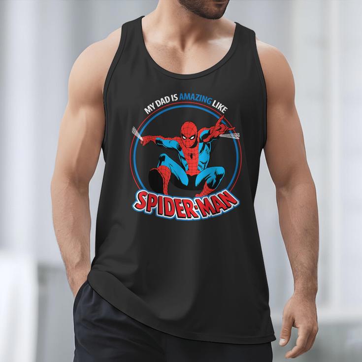 Marvel Dad Is Amazing Like Spider-Man Father's Day Men Tank Top