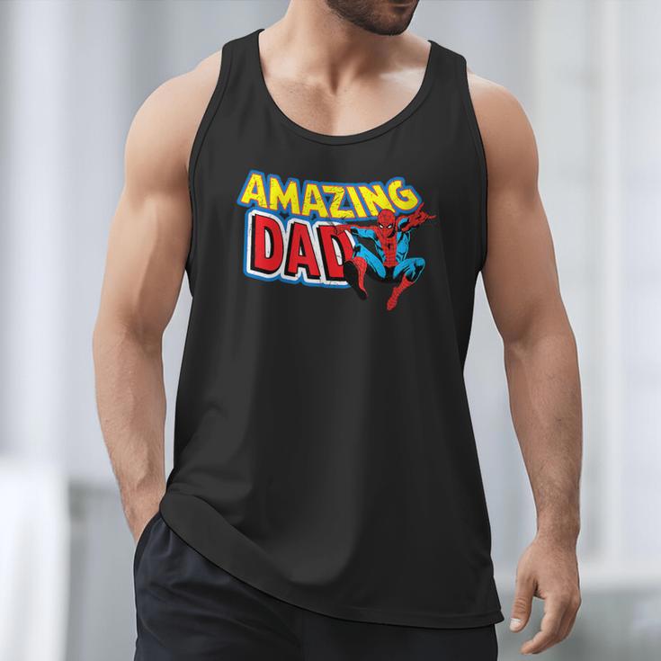 Marvel Spider-Man Amazing Dad Comic Book Father's Day Men Tank Top