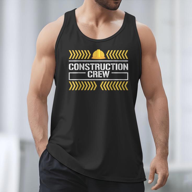 Matching Boys And Dad Mom Construction Digger Birthday Party Men Tank Top