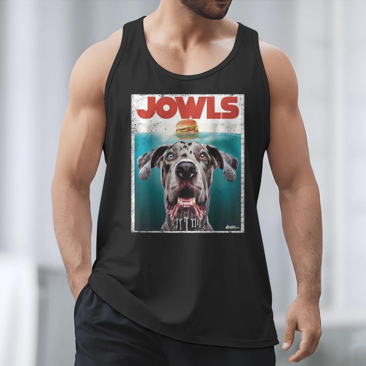 Merle Great Dane Jowls Paws Top Blue Eye Brown Dog Mom Dad For Men Women Girls Kids Men Tank Top