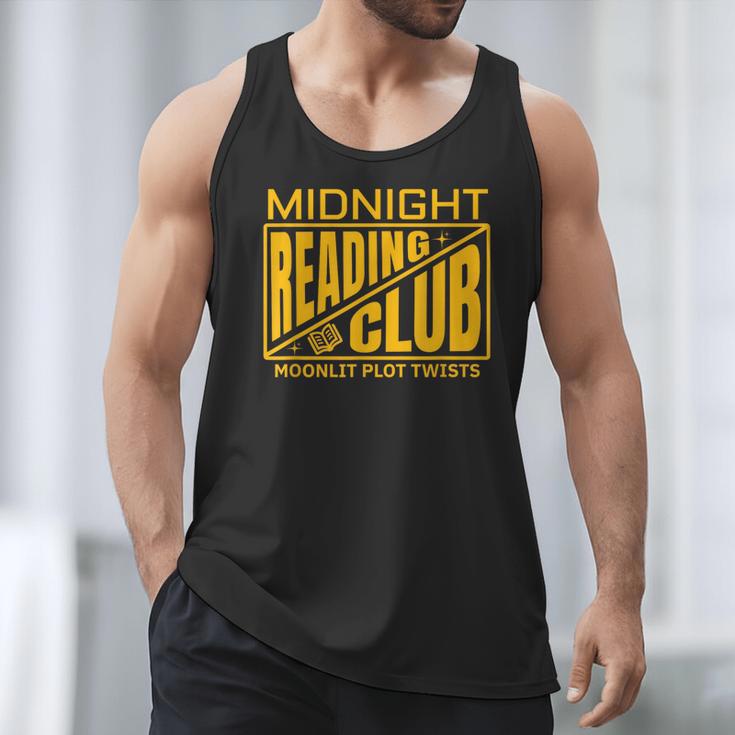 Midnight Reading Club Night Owl Book Readers Men Tank Top Midnight Reading Club Night Owl Book Readers Men Tank Top