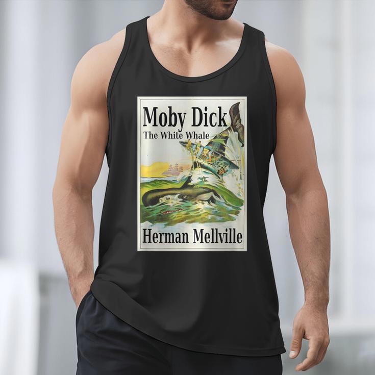 Moby Dick Book Cover Illustration Men Tank Top