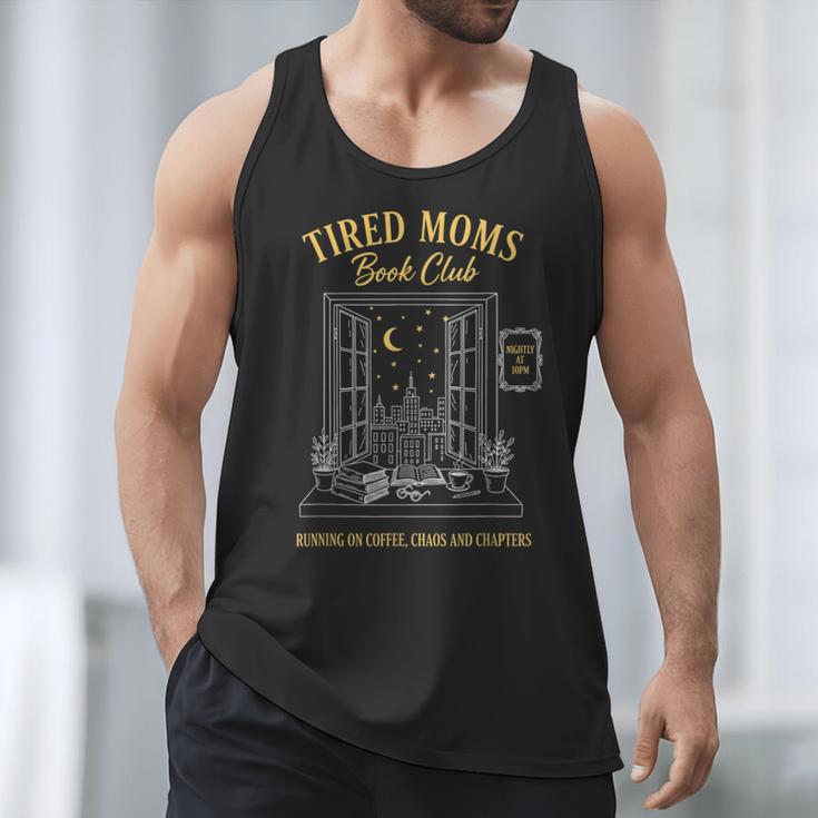 Mom Book Club Tired Moms Book Club Running On Coffee Cha0 Men Tank Top Mom Book Club Tired Moms Book Club Running On Coffee Cha0 Men Tank Top