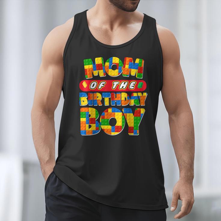 Mom And Dad Birthday Boy Building Bricks Family Party Decor Men Tank Top Mom And Dad Birthday Boy Building Bricks Family Party Decor Men Tank Top