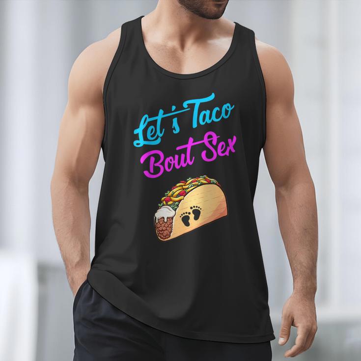 Mom Dad Let's Taco Bout Sex Gender Reveal Party Men Tank Top Mom Dad Let's Taco Bout Sex Gender Reveal Party Men Tank Top