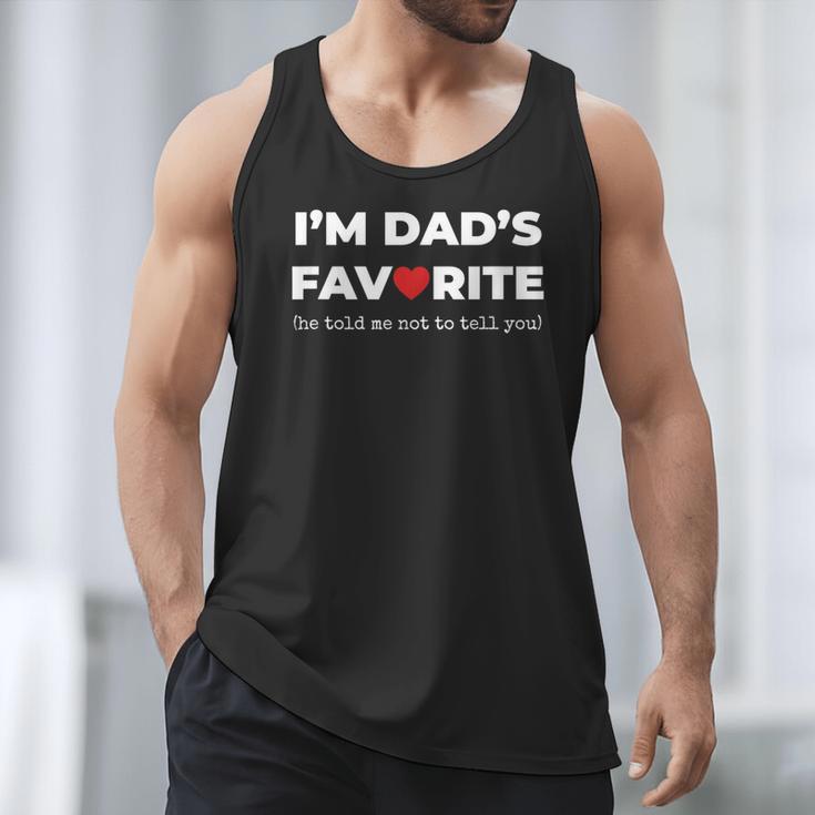 Moms Favorite Son Daughter I'm Dad's Favorite Men Tank Top