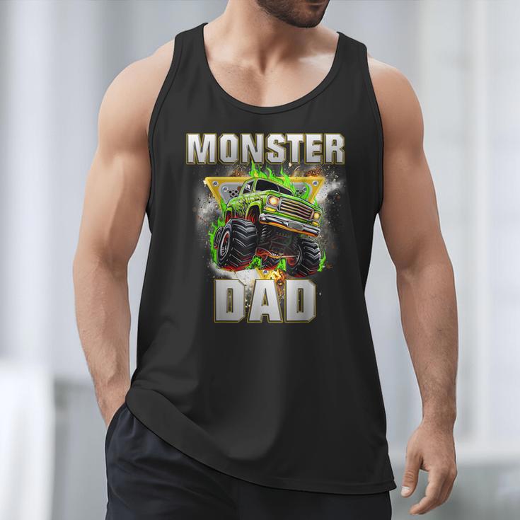 Monster Truck Dad Monster Truck Are My Jam Adults Kids Men Tank Top