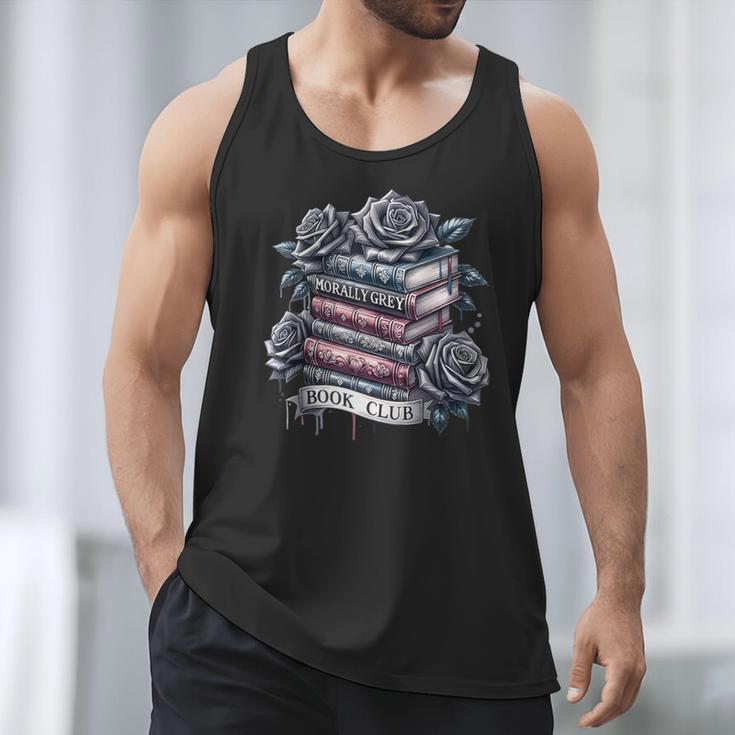 Morally Grey Book Club Floral Book Lover Graphic Men Tank Top Morally Grey Book Club Floral Book Lover Graphic Men Tank Top