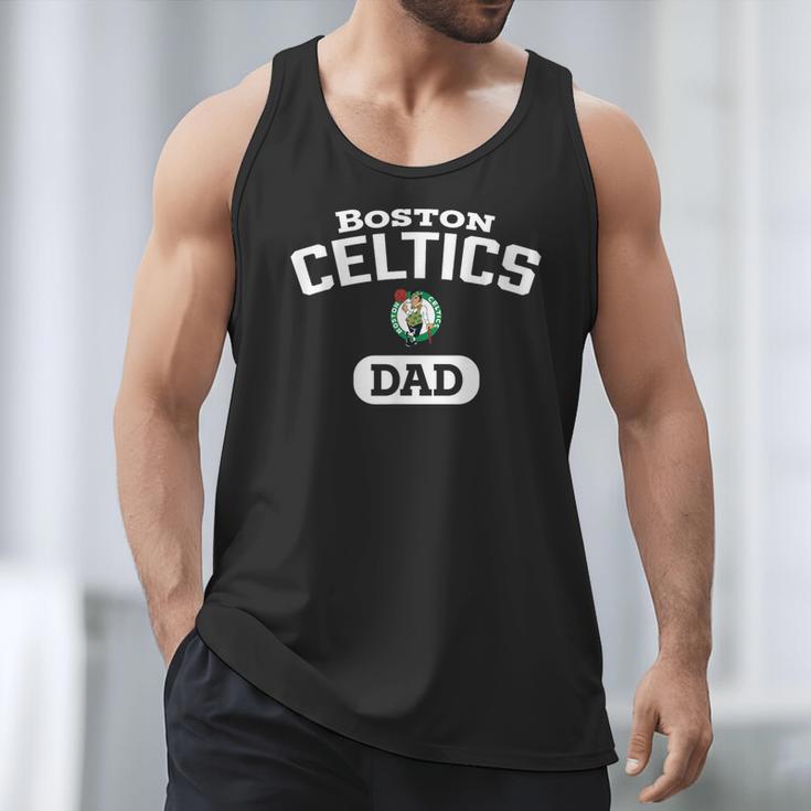 NBA Boston Celtics Dad Arched Team Logo Men Tank Top