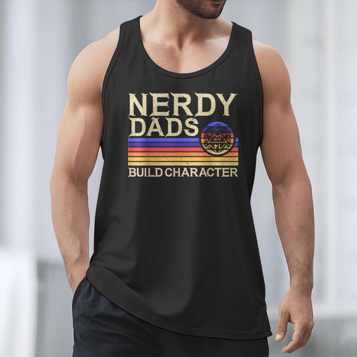 Nerdy Dad RPG Gaming D20 Tabletop Games RPG Gamer Men Tank Top