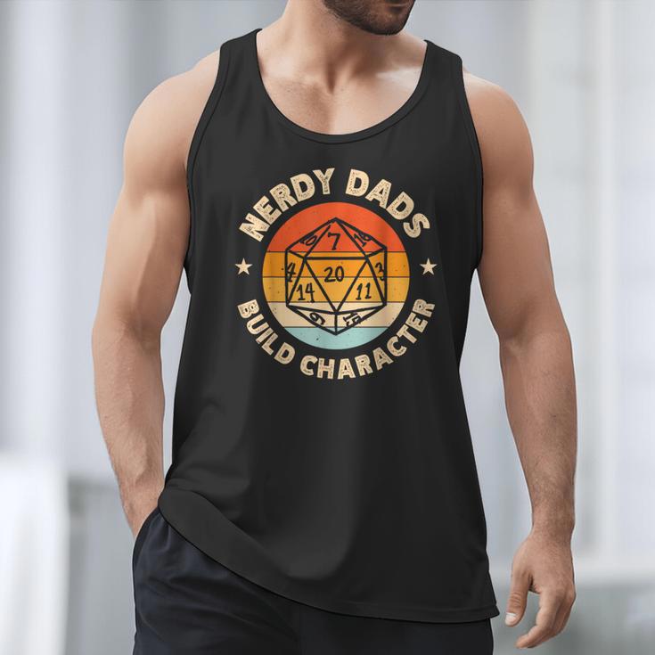 Nerdy Dads Build Character Men Tank Top