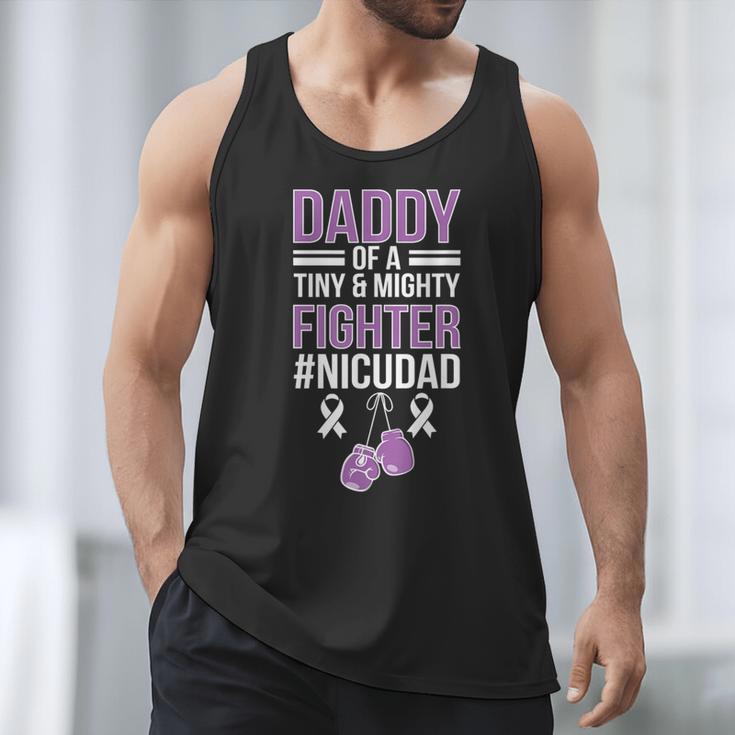 NICU Dad Micro Preemie Baby Dad Of NICU Warrior Appreciation Men Tank Top