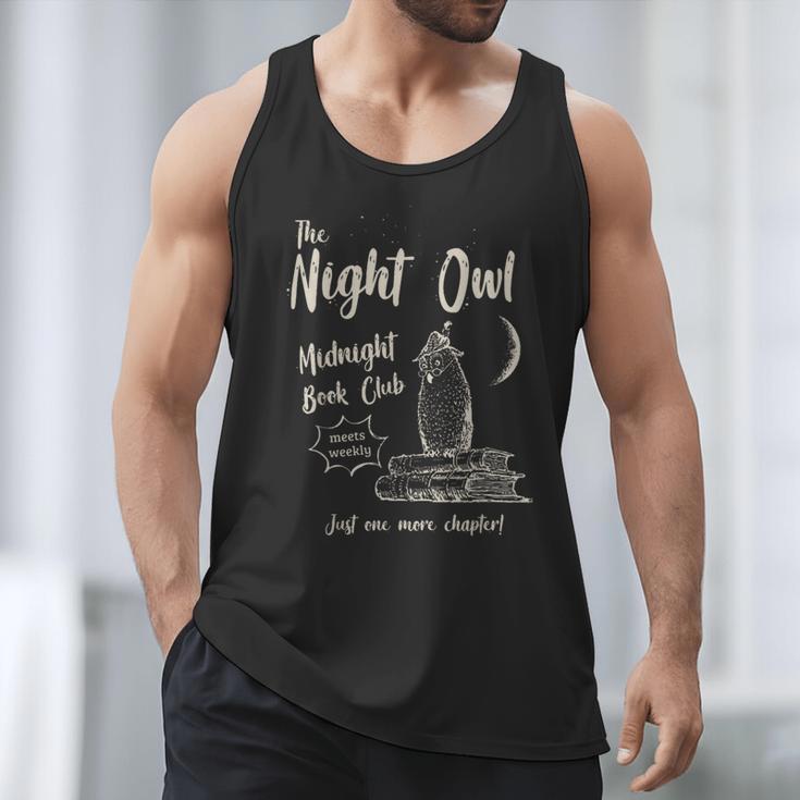 Night Owl Book Club Bookish Book Lover Tee Men Tank Top