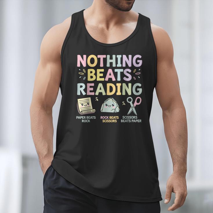 Nothing Beats Reading Book Librarian Across America Kids Men Tank Top Nothing Beats Reading Book Librarian Across America Kids Men Tank Top