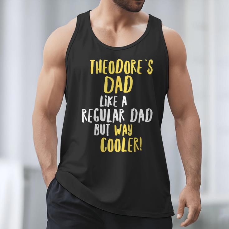 Theodore's Dad Text Men Boys Men Tank Top