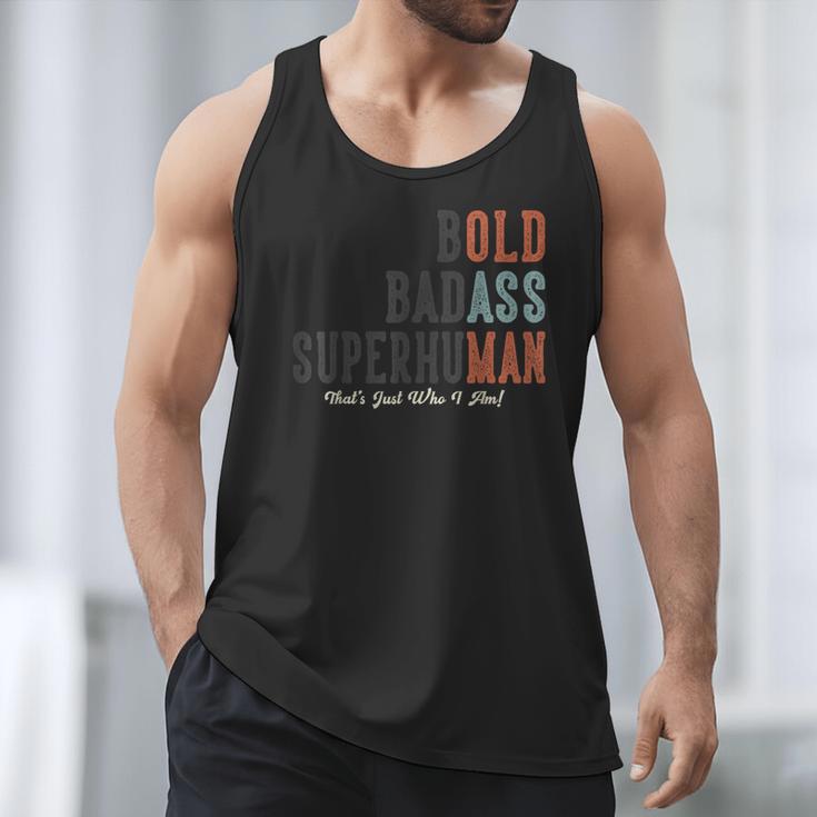 Old Man Saying Gag Father's Day Birthday Dad Grandpa Men Tank Top