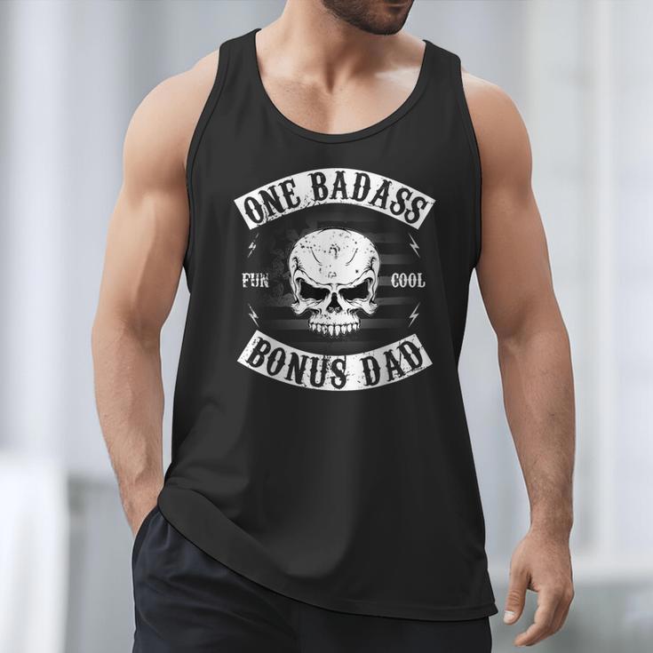 One Badass Bonus Step Dad Birthday Stepdad Men Tank Top